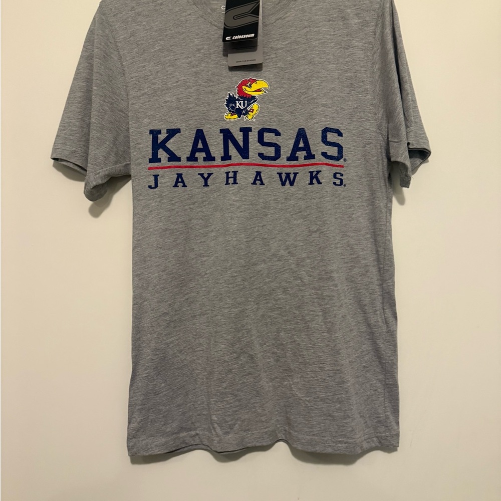 Colleseum Kansas Jayhawks Gray T-Shirt